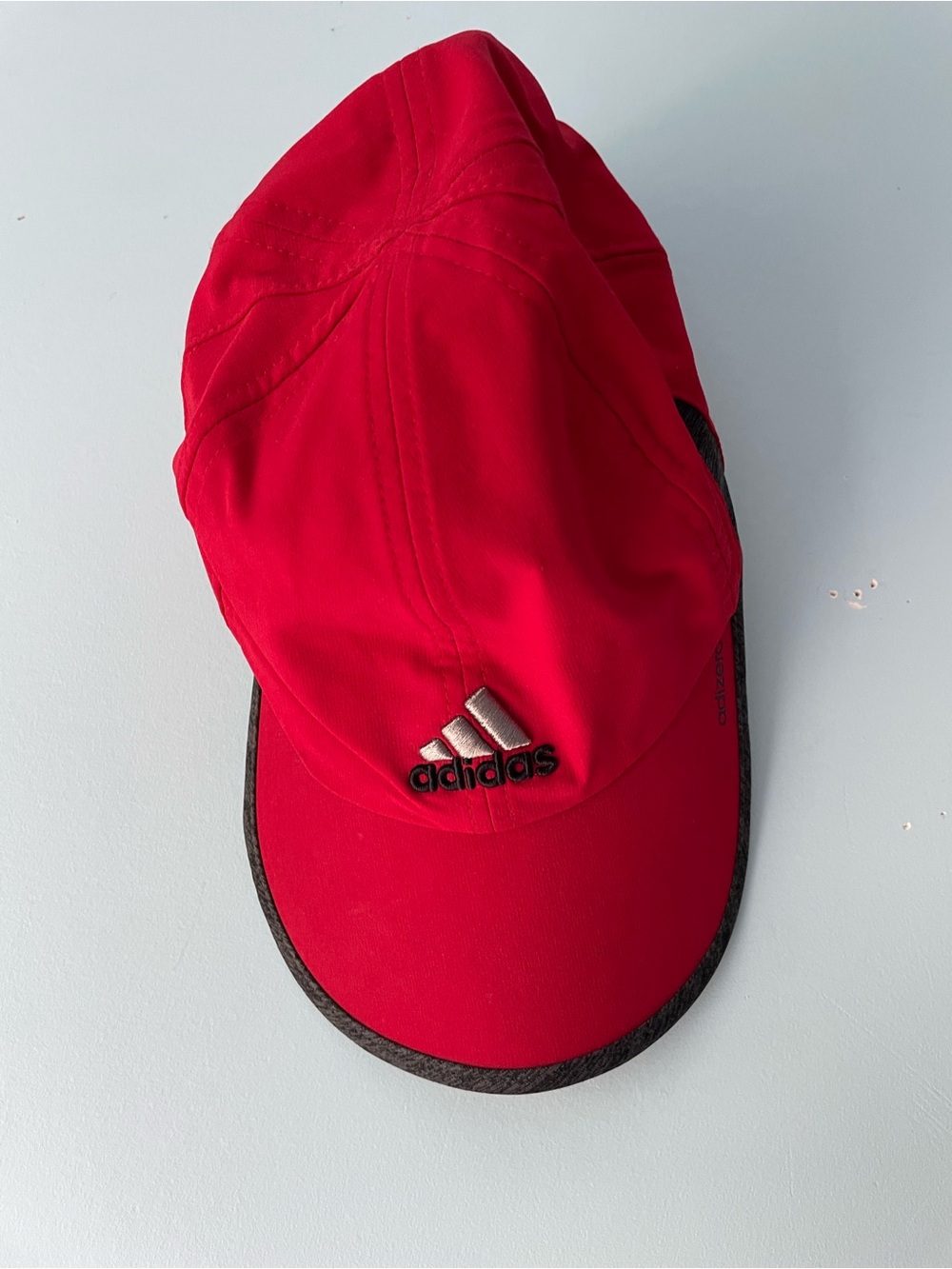 Adidas Red Sport Cap with Black Trim